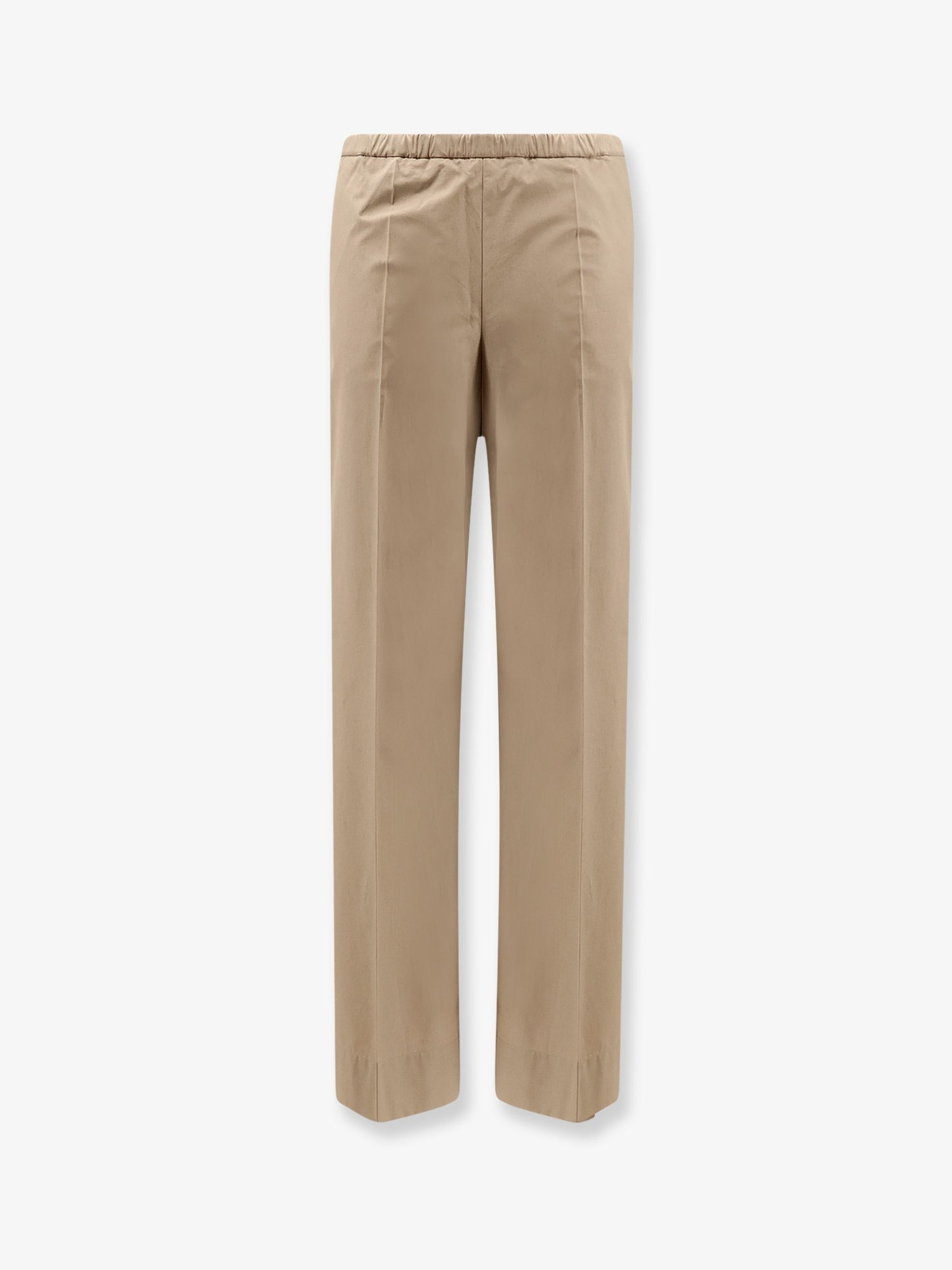 Moncler Cotton trousers with logo patch