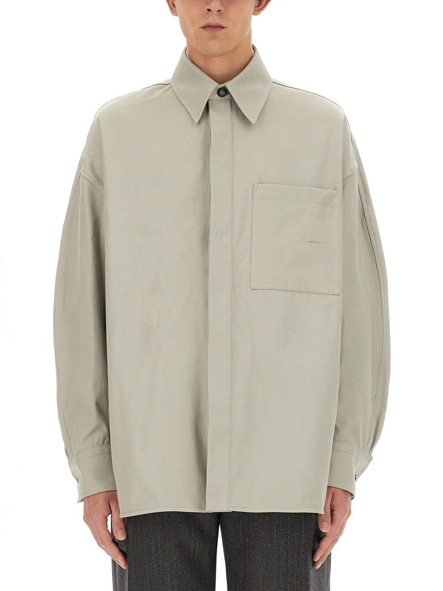 Bottega Veneta - COTTON TWILL OVER SHIRT cotton-twill-over-shirt_1353b825-ed66-4a6b-8e82-f416debd3366