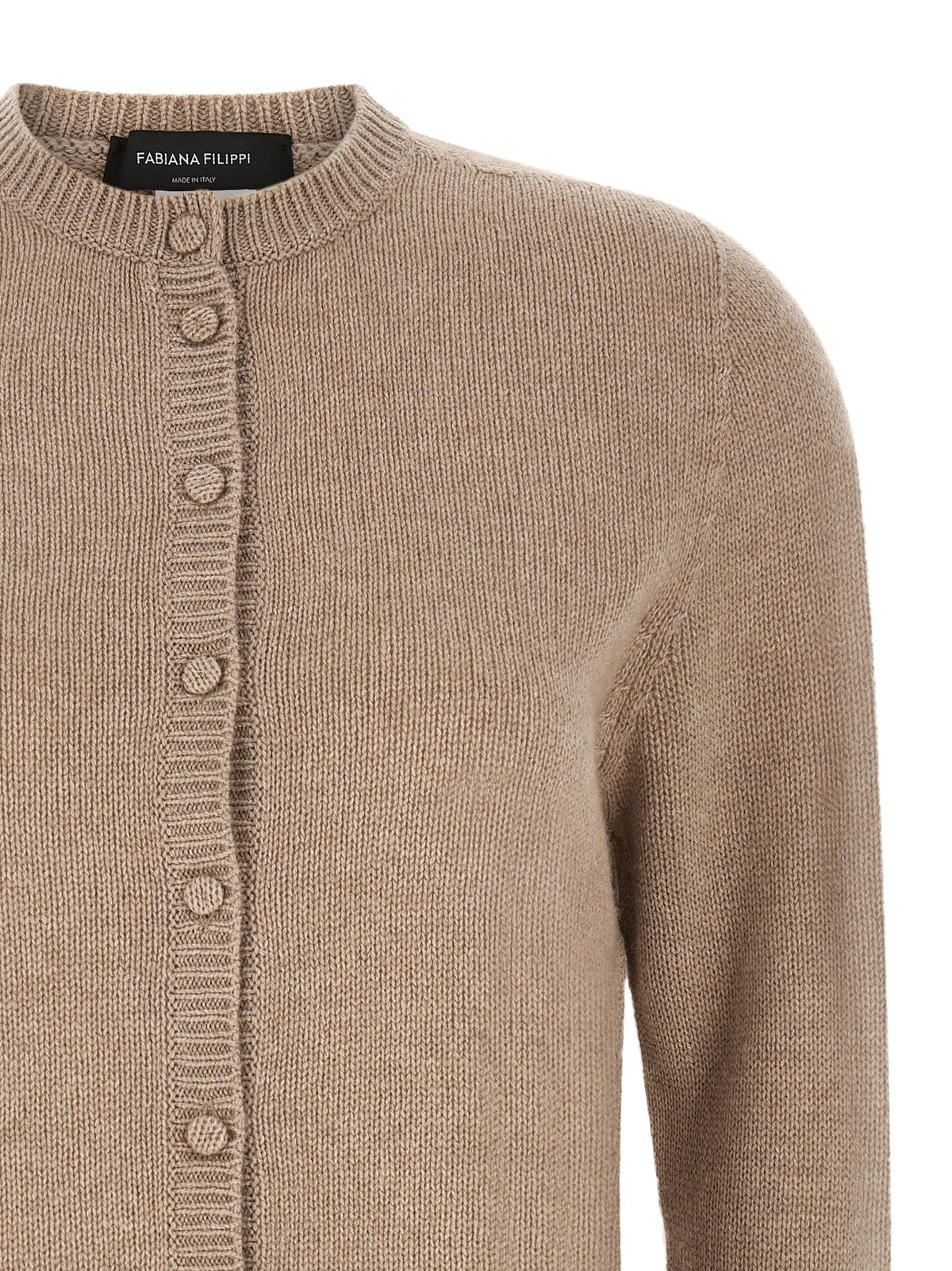 Fabiana Filippi - Covered buttons cardigan covered-buttons-cardigan_4728e29d-279b-4fd2-8814-d27a5de8b787