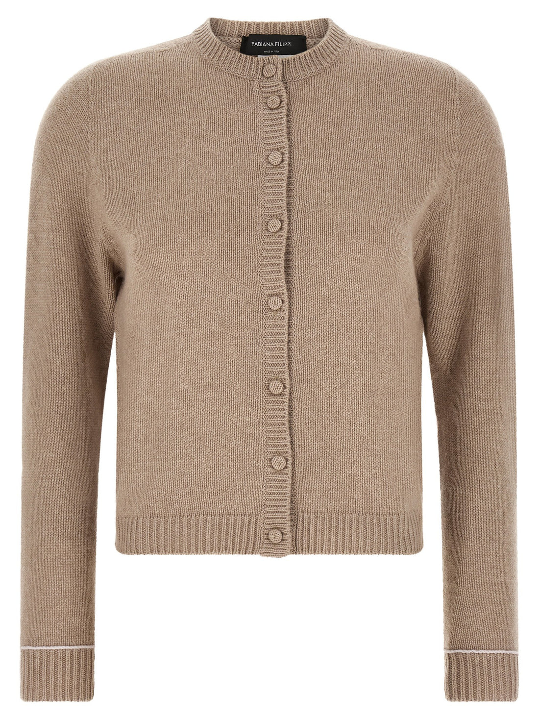 Fabiana Filippi - Covered buttons cardigan covered-buttons-cardigan_ff1402f0-a22a-404b-84f6-02215c8e08c4