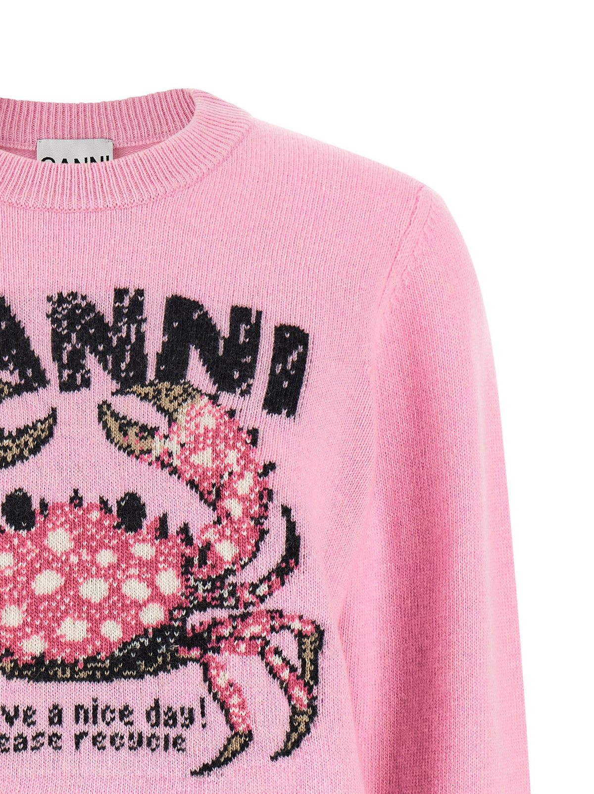 GANNI - 'Crab' sweater crab-sweater_ae45140b-3c1e-4d4c-a88c-6fd5c7a89253