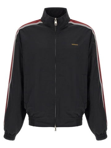 Versace - Craquelé-effect blouson Black 52 IT