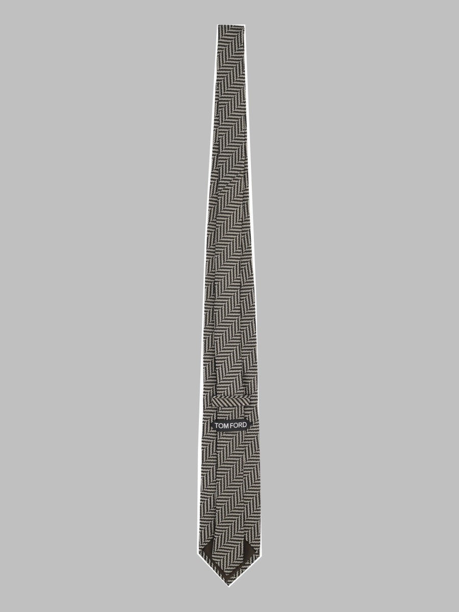 TOM FORD - CRAVATTA IN JACQUARD DI SETA 8 CM