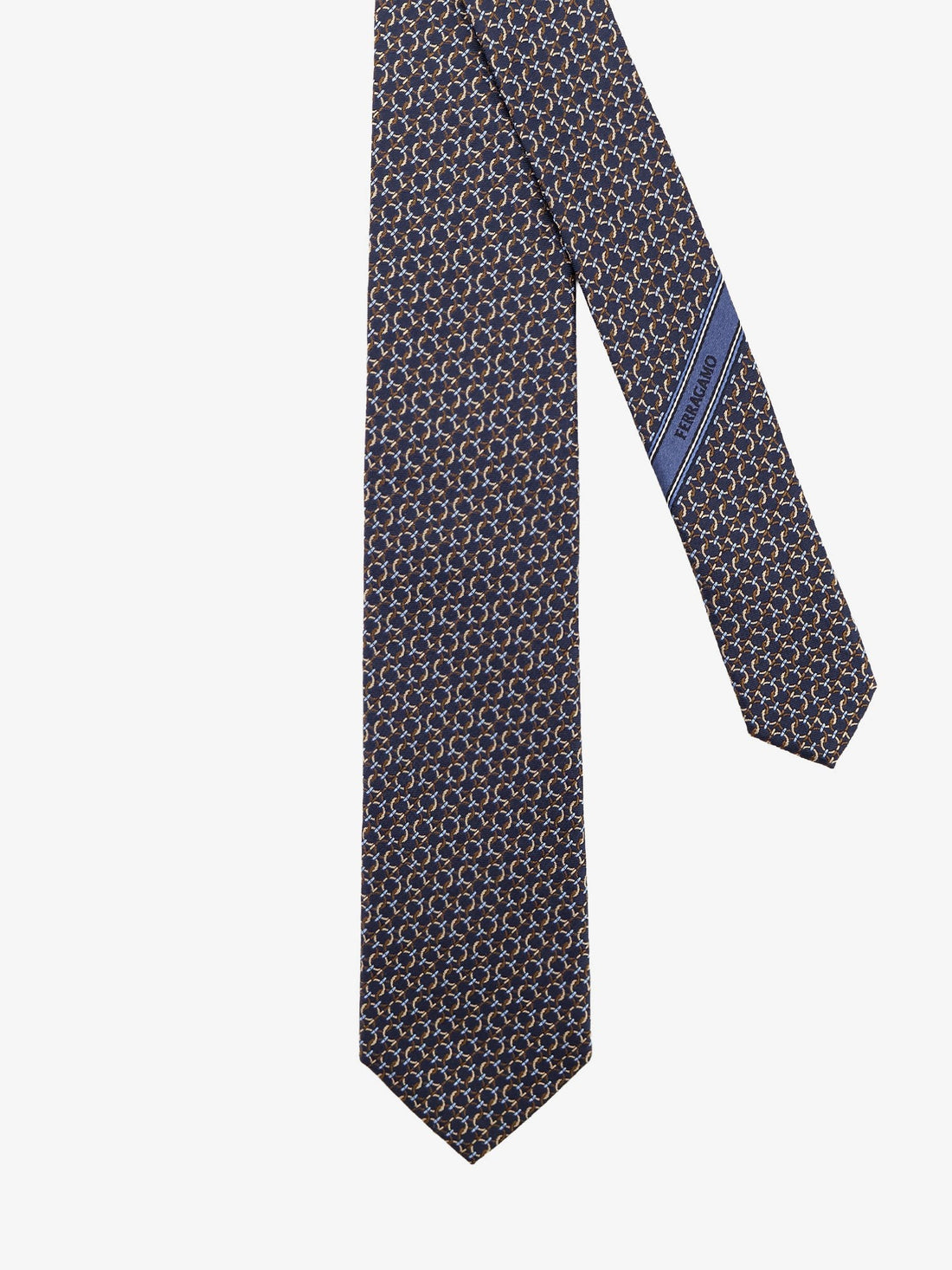 Ferragamo - Crema silk tie with Intreccio print crema-silk-tie-with-intreccio-print_441a10e9-68d3-4d88-8252-ac40d3d0f0f6
