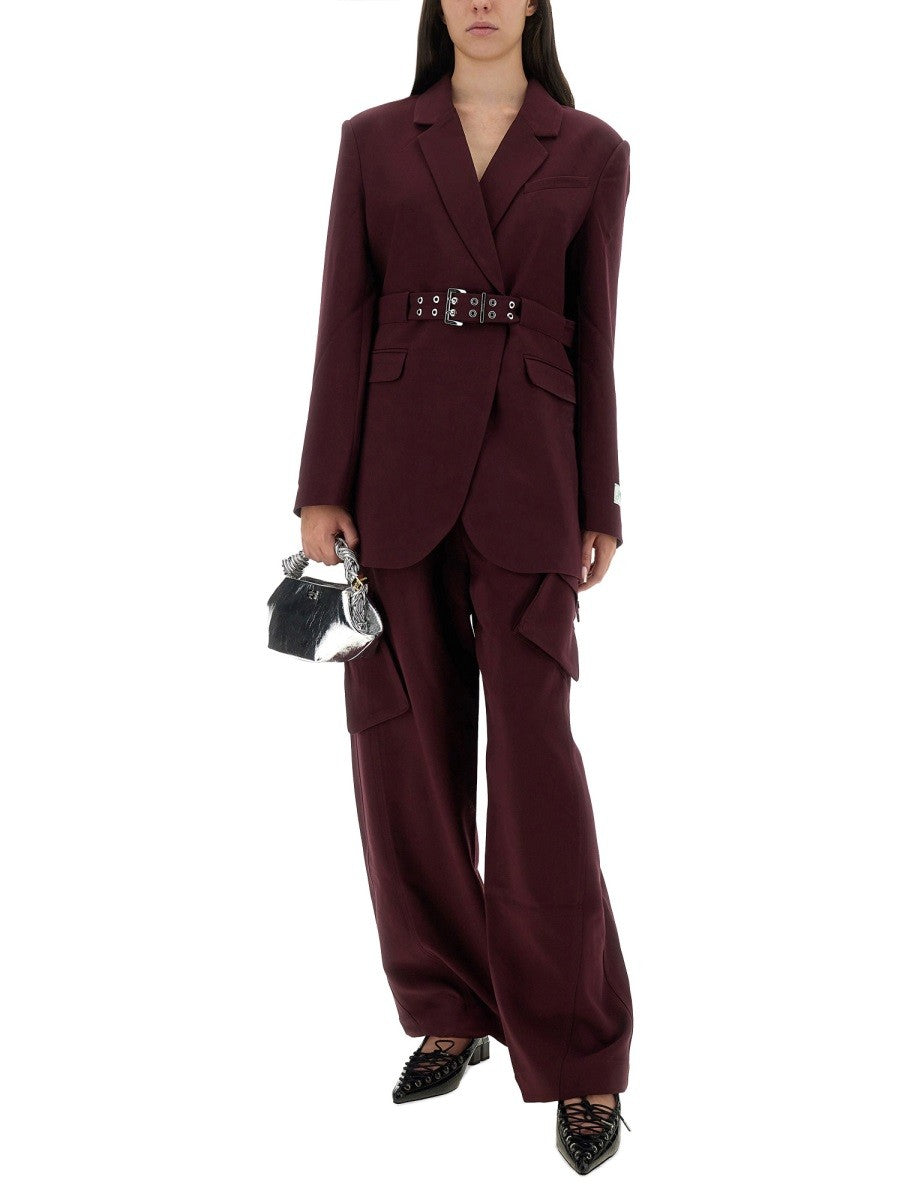 GANNI GANNI - CREPE BLAZER