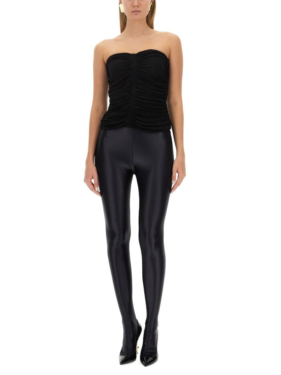 CREPE JERSEY BUSTIER