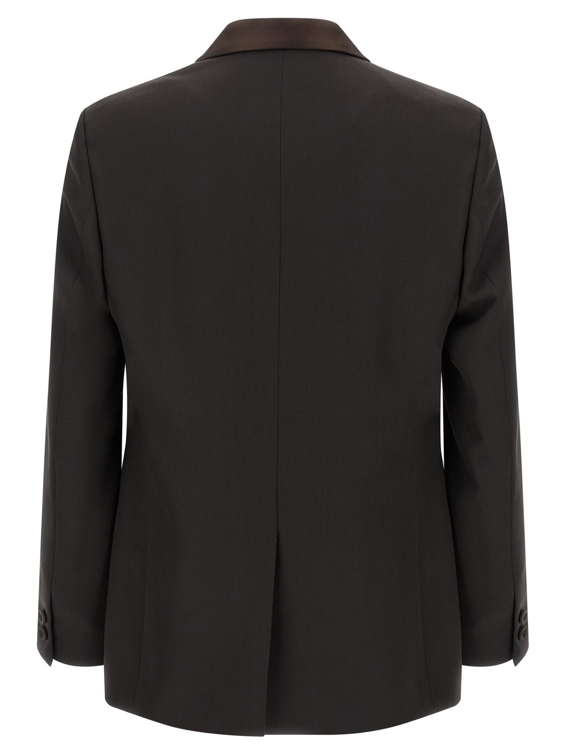 Fendi - Crepe wool blazer Brown