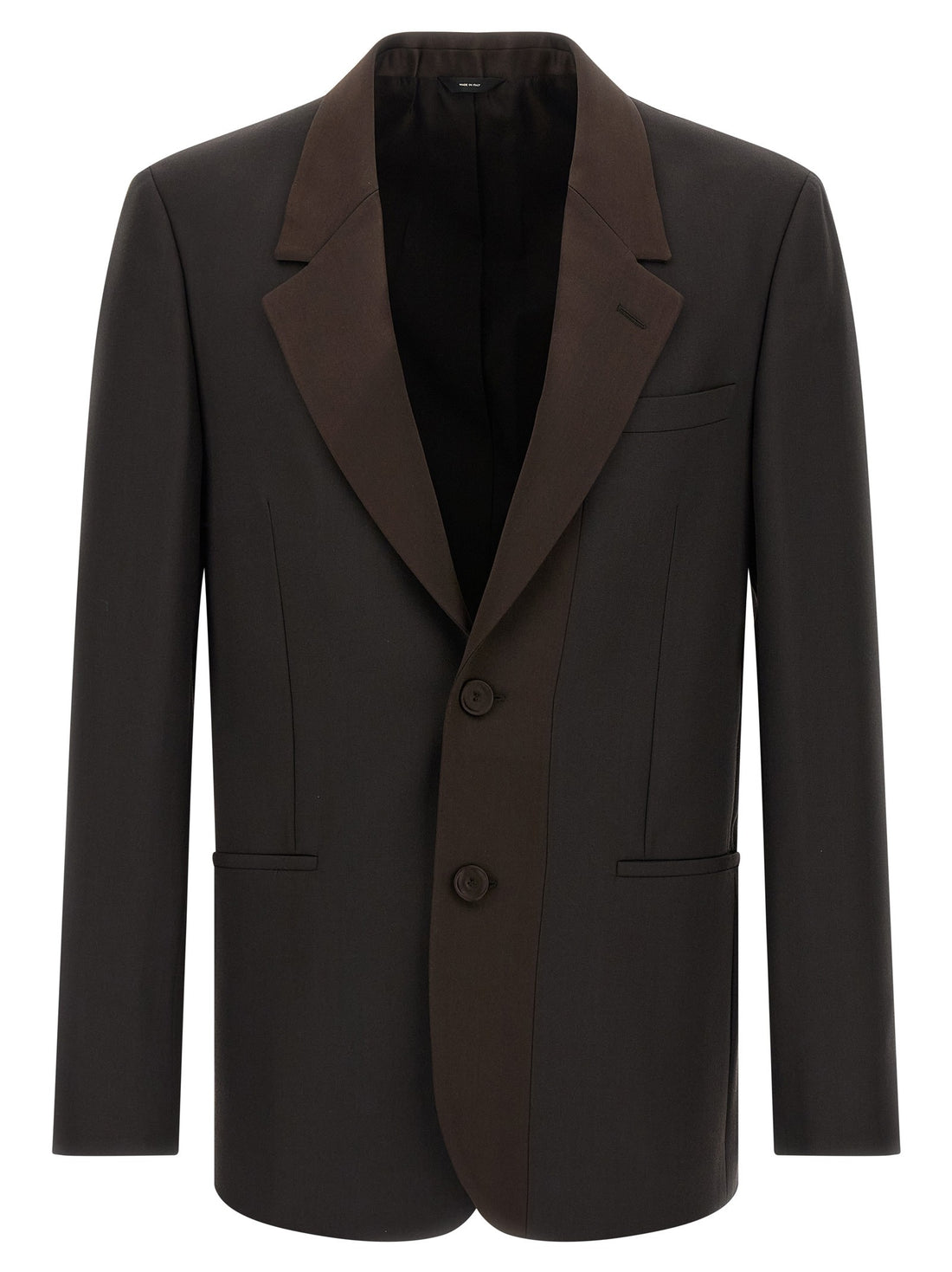 Fendi - Crepe wool blazer Brown