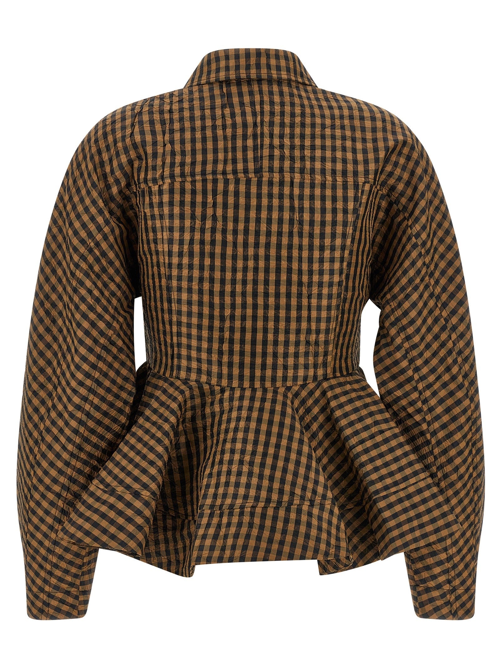 GANNI - 'Crinckled Taffetà' blouse