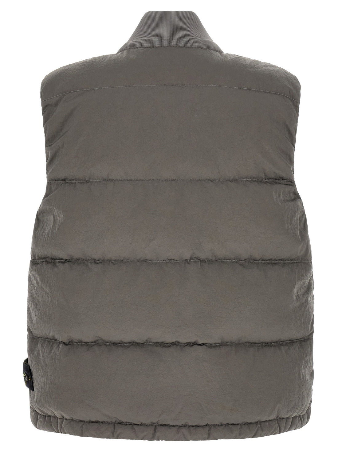 Stone Island - Crinkled effect vest gray