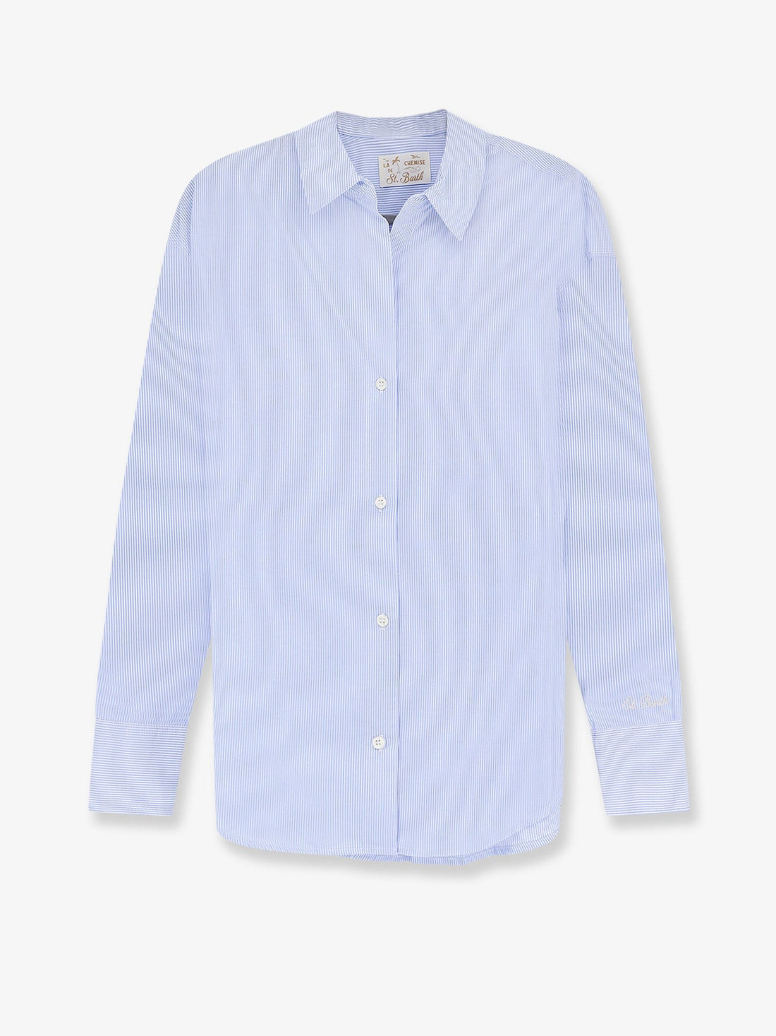 MC2 SAINT BARTH - Cristal cotton shirt with striped pattern cristal-cotton-shirt-with-striped-pattern