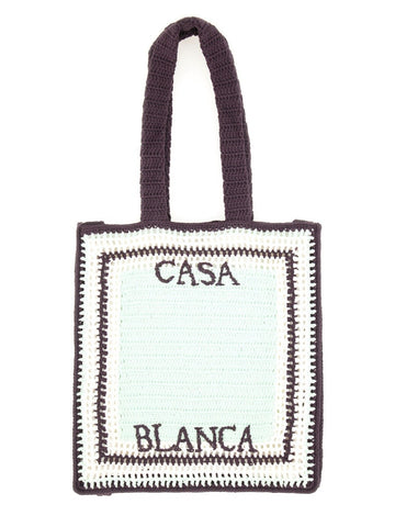 CASABLANCA - CROCHET BAG WITH LOGO crochet-bag-with-logo
