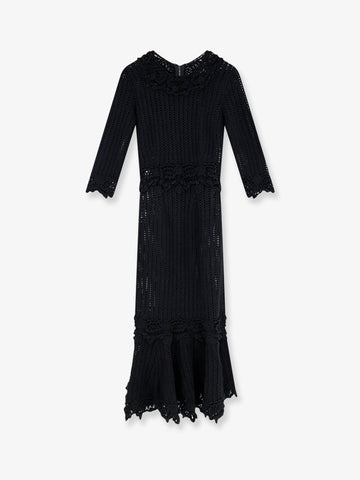Dolce & Gabbana - Crochet fabric long dress