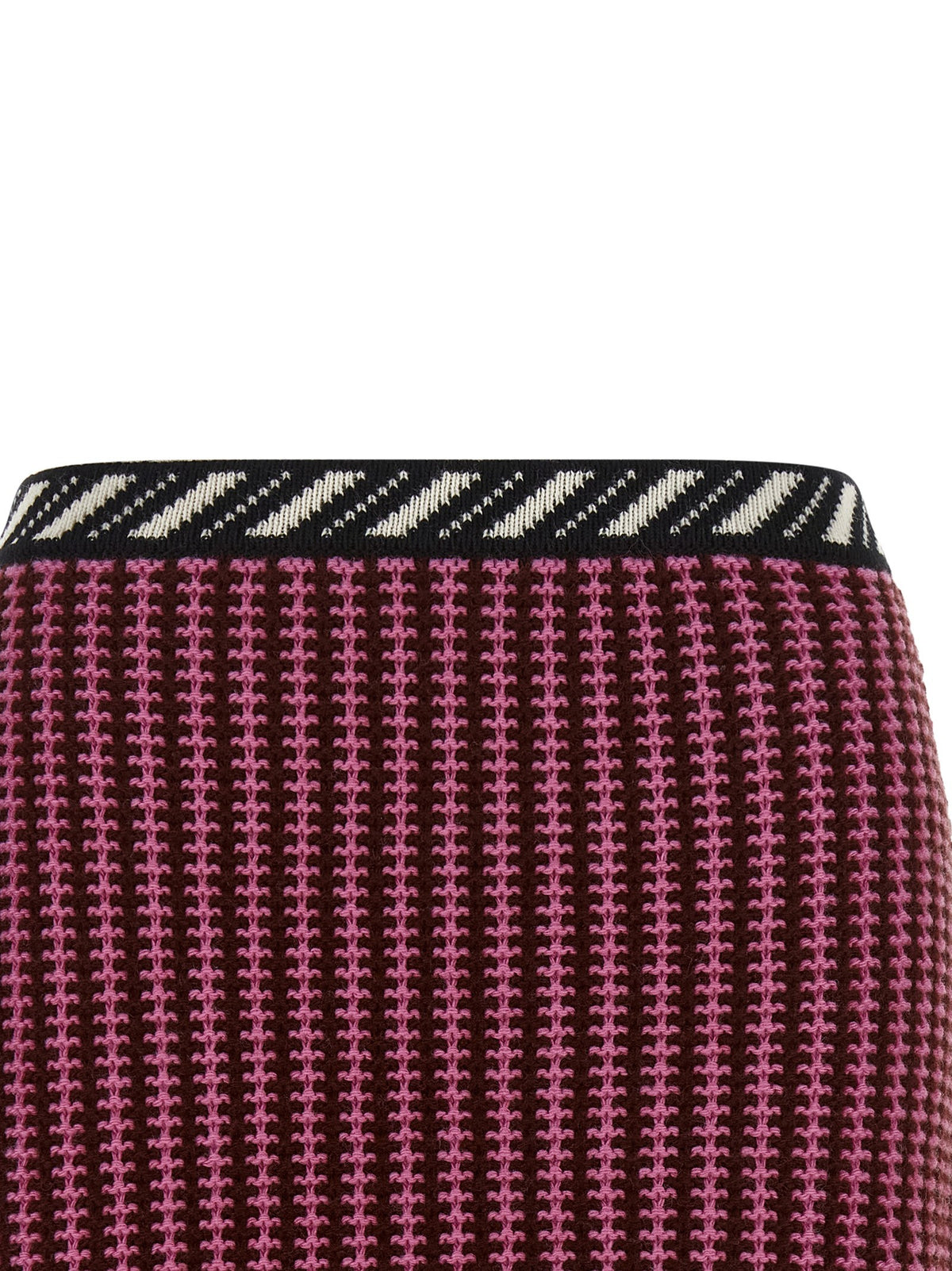 Versace - Crochet Wool Knit Skirt