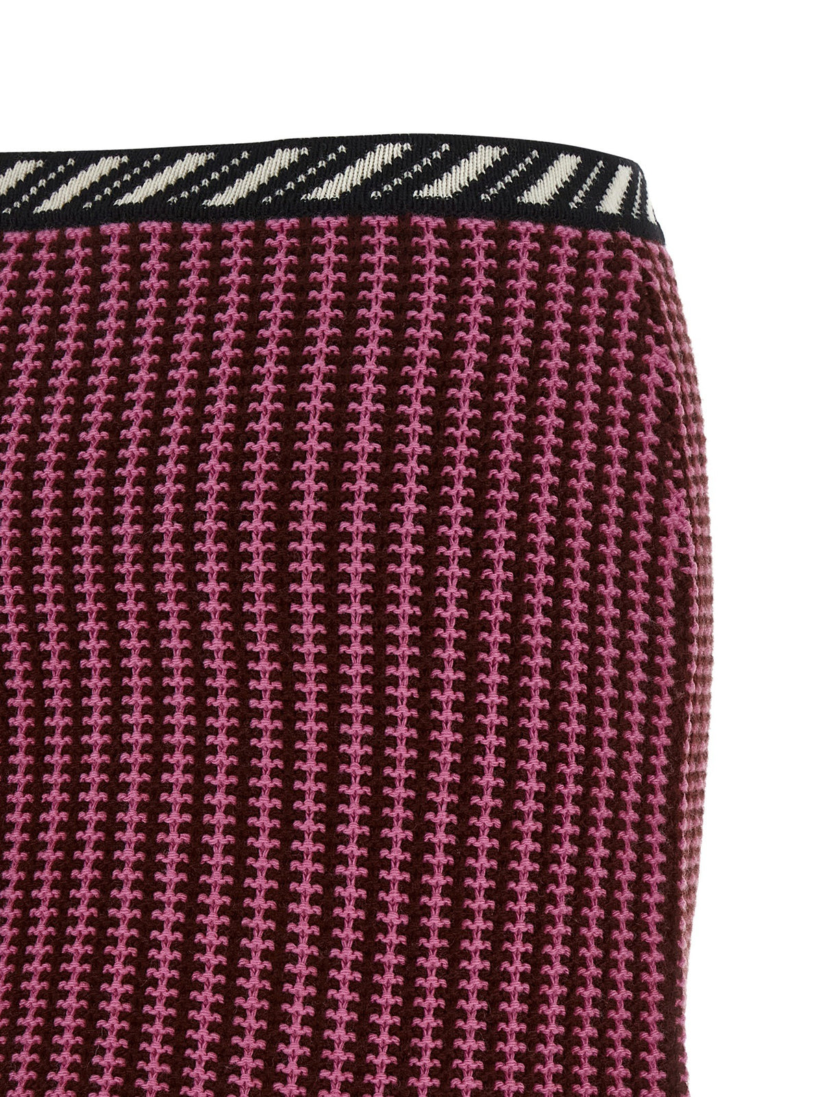 Versace - Crochet Wool Knit Skirt