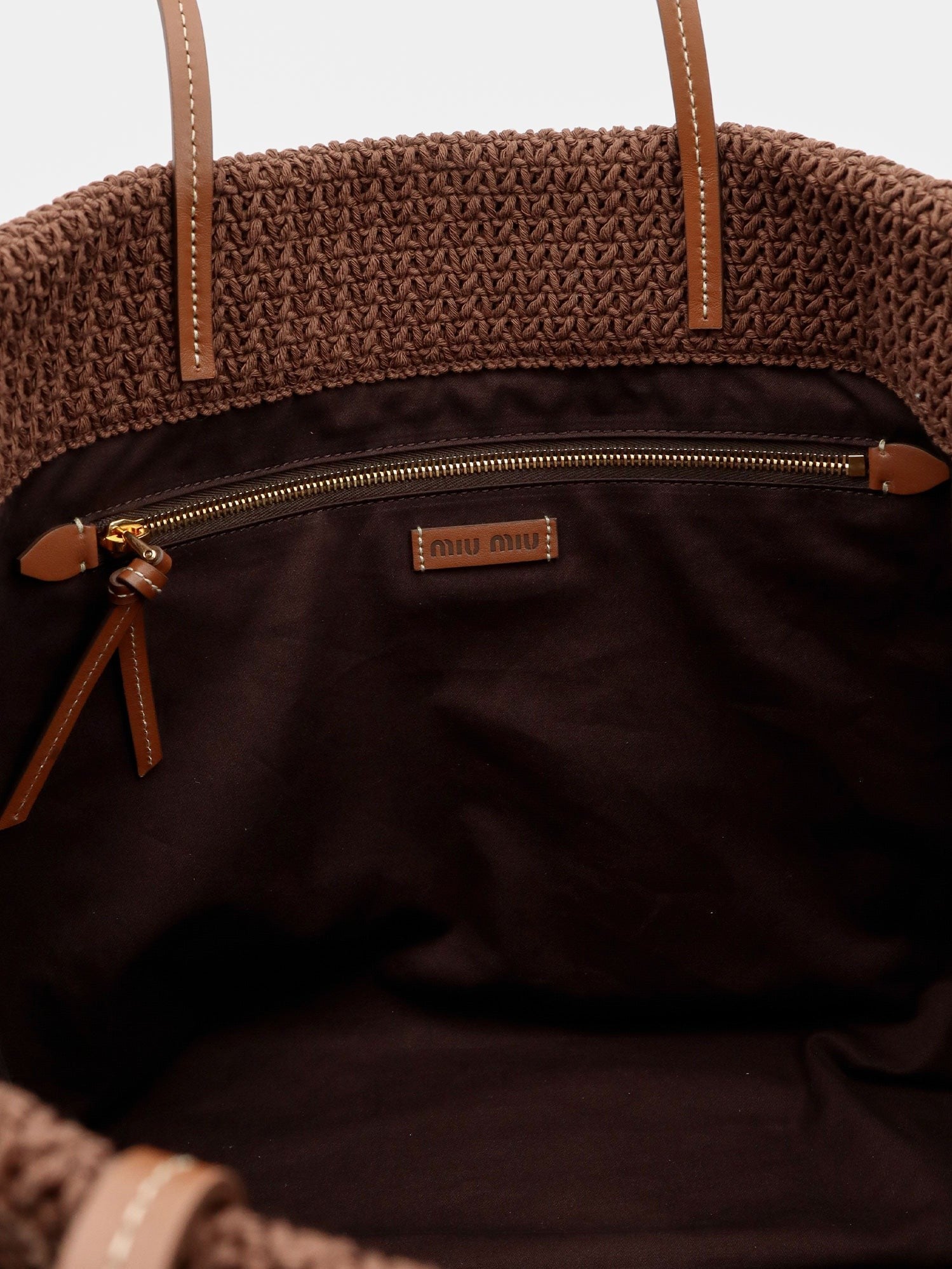 Miu Miu - Crochet shopping bag