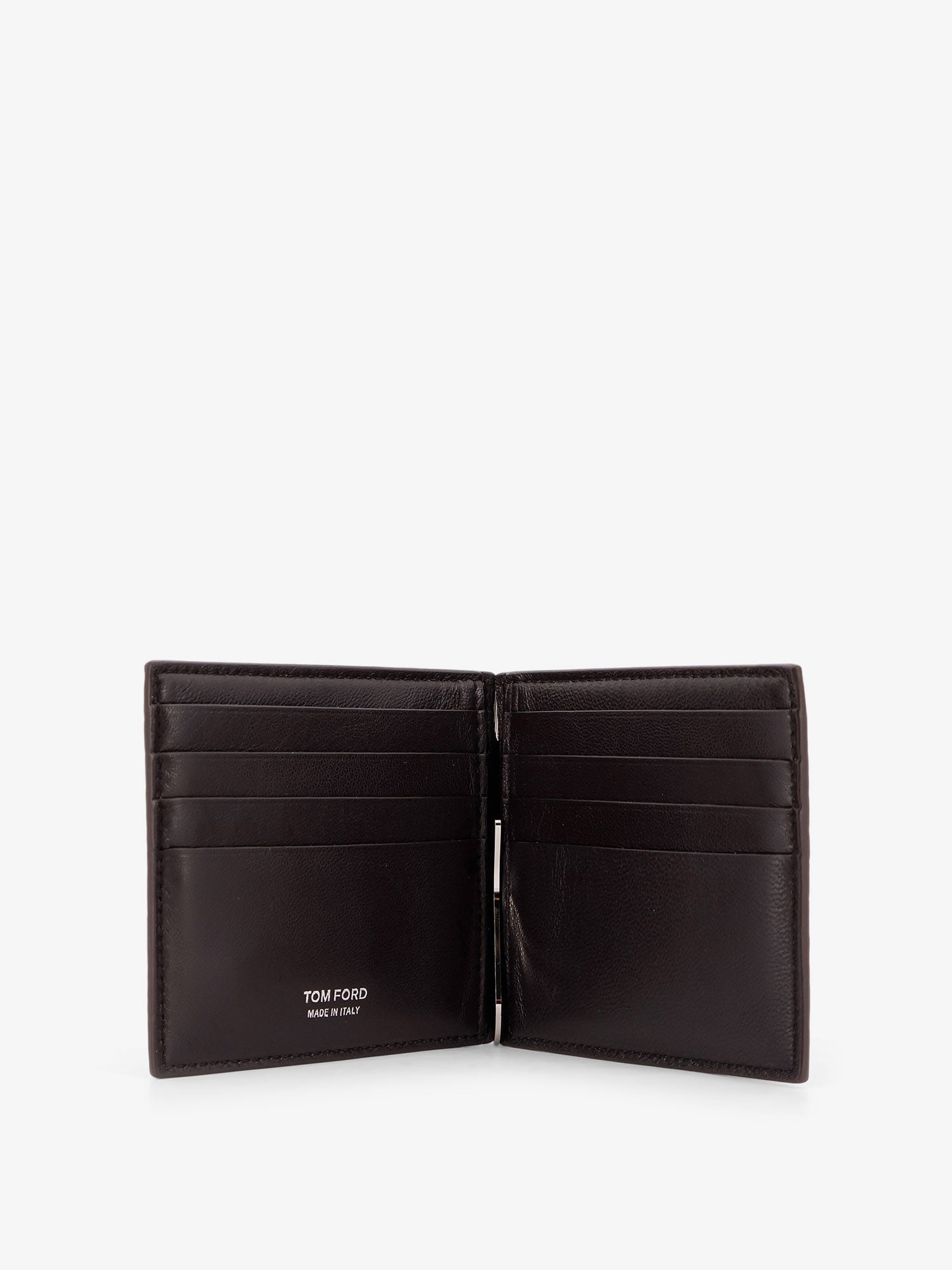 Crocodile-print leather wallet
