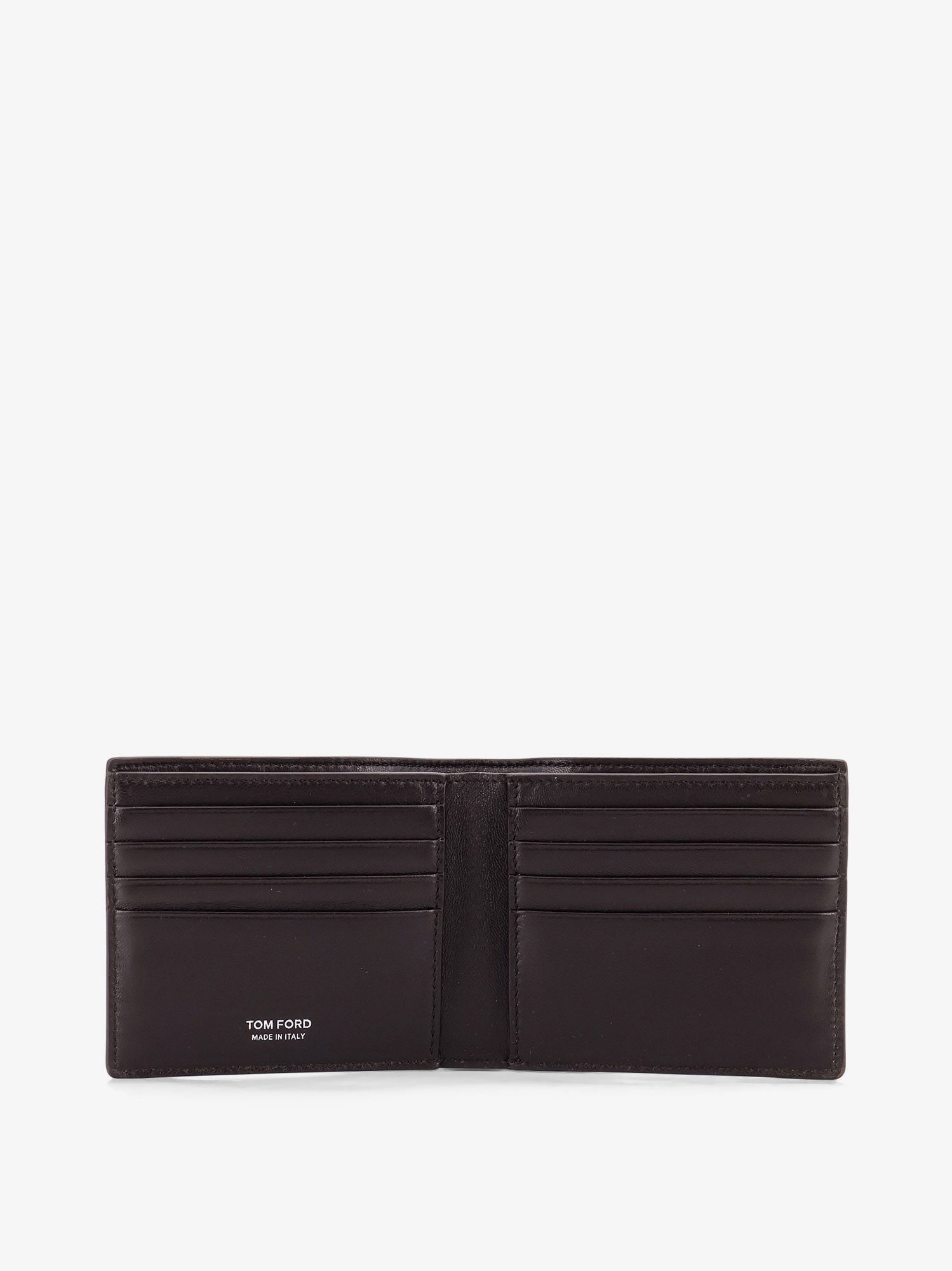Crocodile-print leather wallet