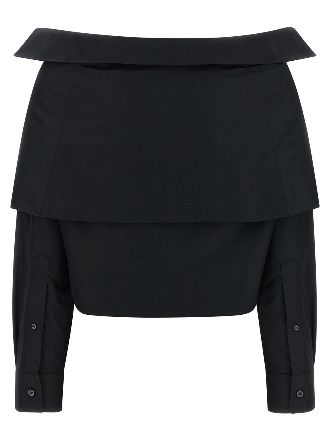 Balenciaga - Crop shirt off the shoulder