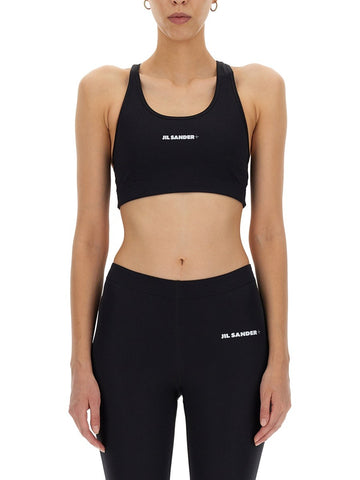 JIL SANDER JIL SANDER - CROP TOP WITH LOGO