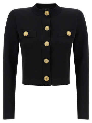 Balmain - Cropped cardigan