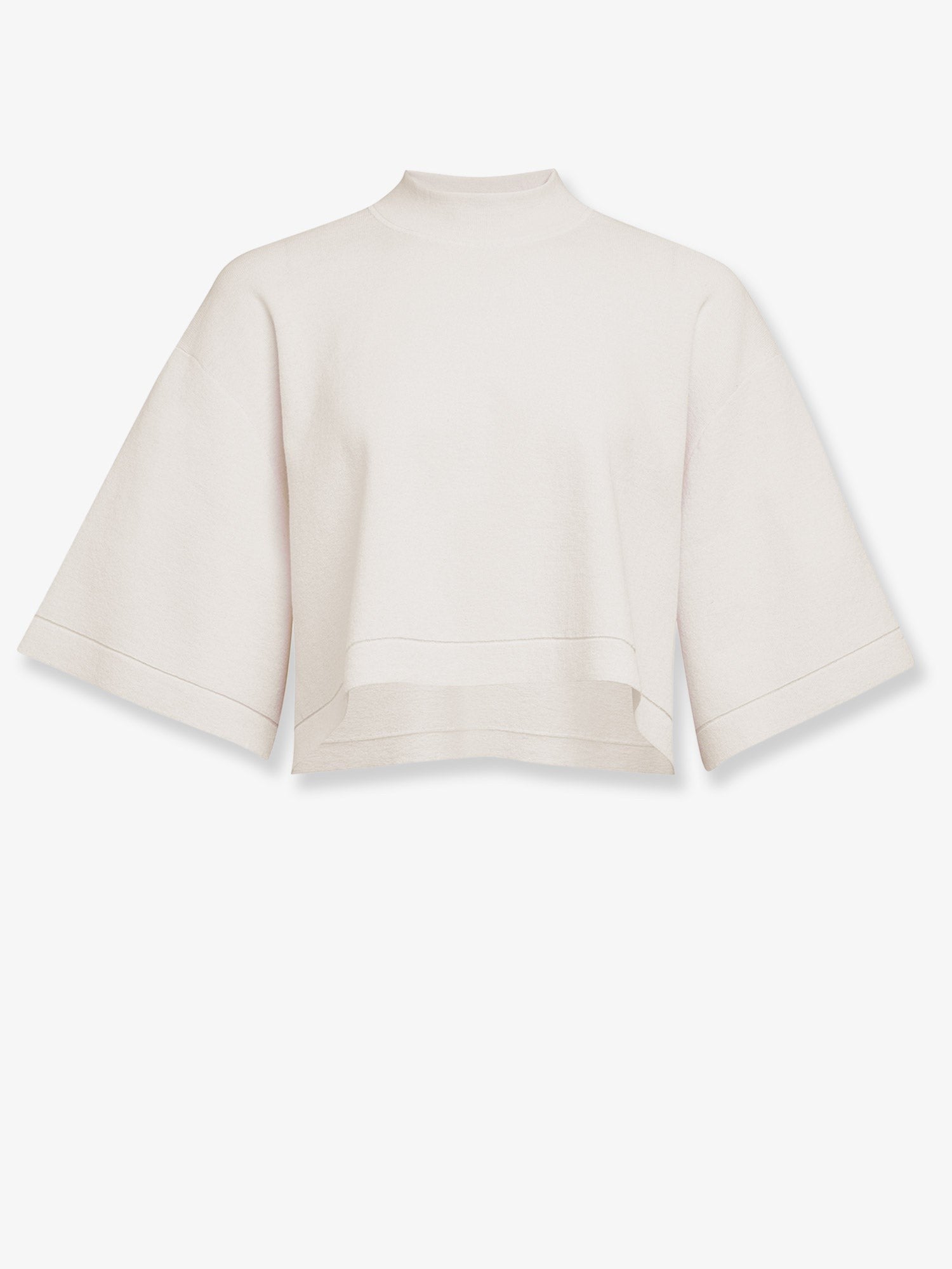ALAIA - Cropped cotton blend top