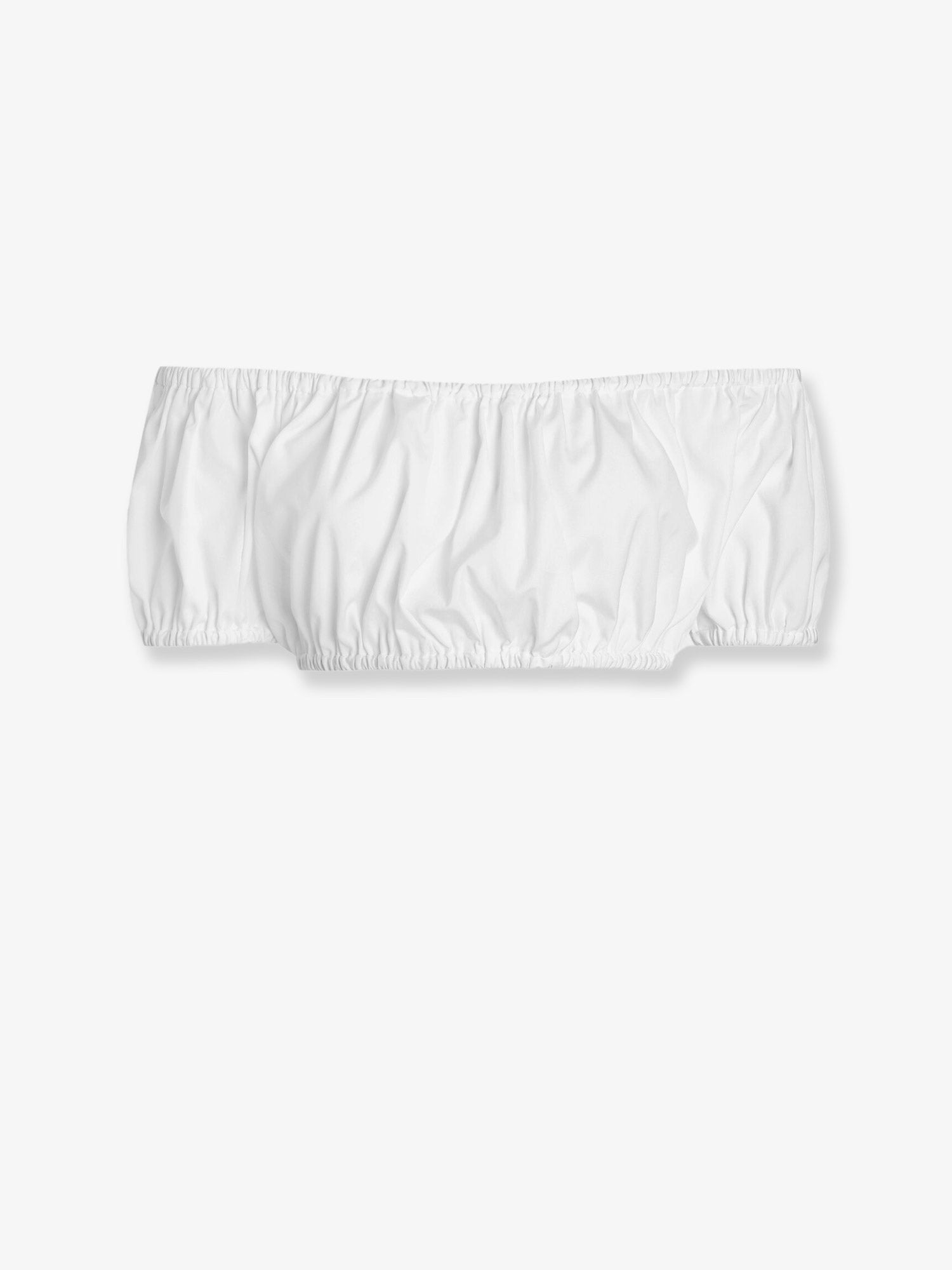 Dolce & Gabbana Cropped cotton poplin top