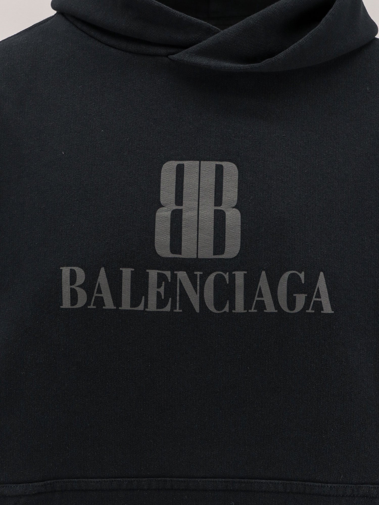Balenciaga - Cropped cotton sweatshirt