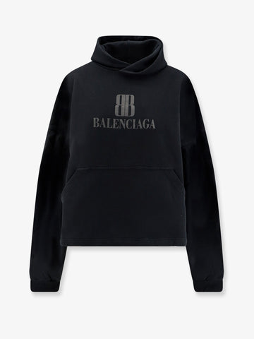 Balenciaga - Cropped cotton sweatshirt