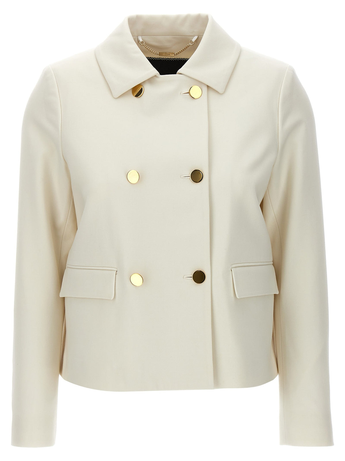 KITON - Cropped double-breasted jacket cropped-double-breasted-jacket
