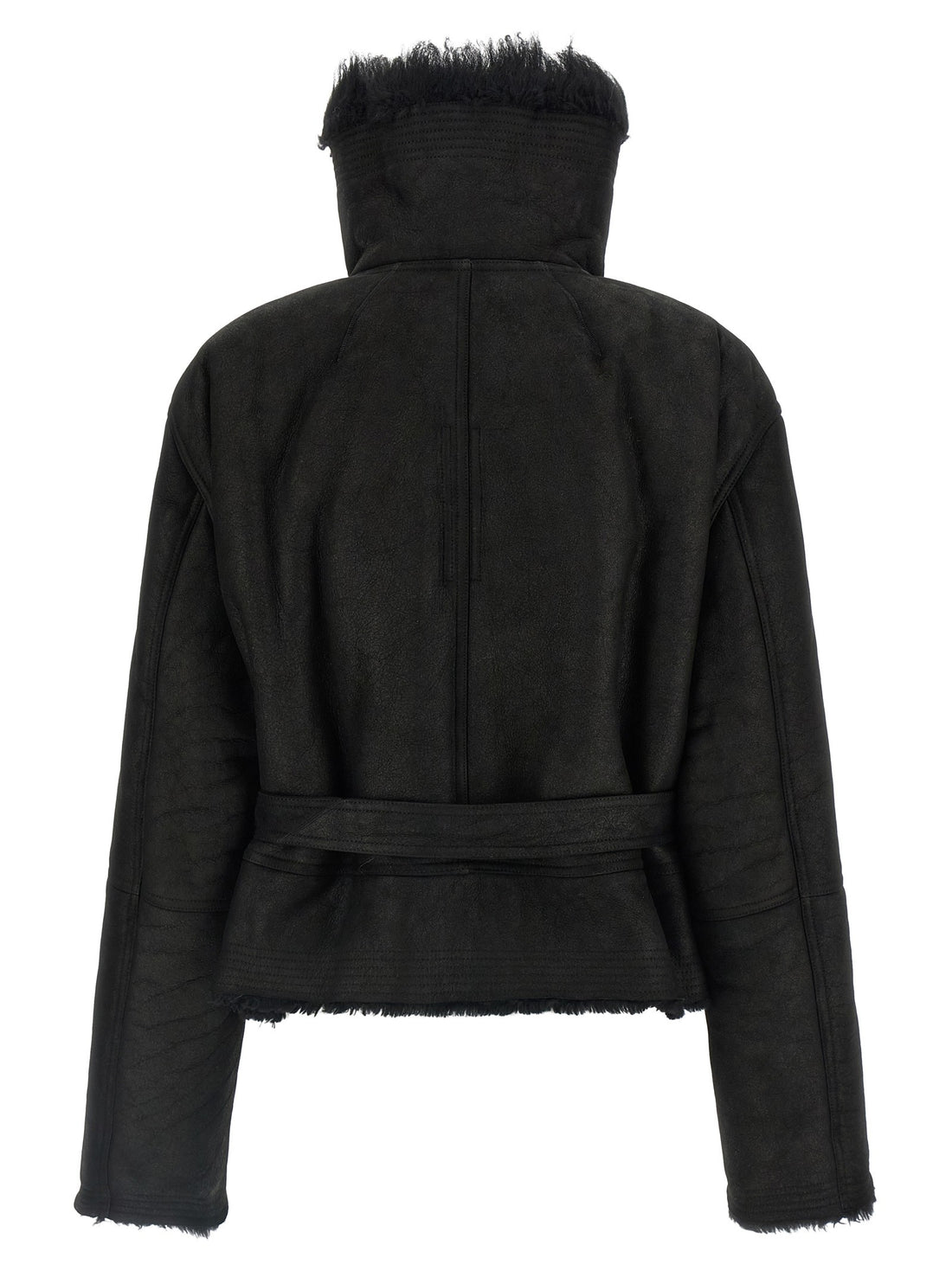 RICK OWENS - 'Cropped Flight' jacket Black U