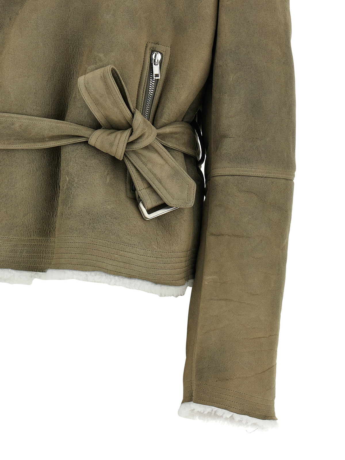 RICK OWENS - 'Cropped Flight' jacket
