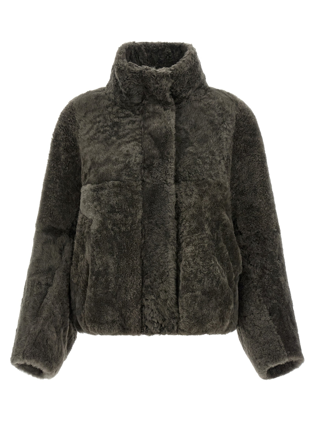 Brunello Cucinelli - Cropped fur gray