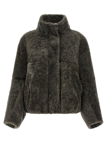 Brunello Cucinelli - Cropped fur gray