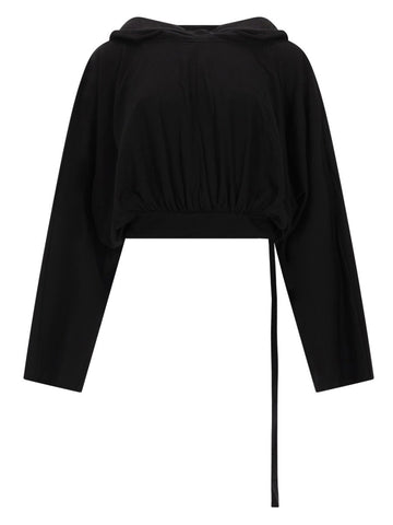 RICK OWENS DRKSHDW - "CROPPED" HOODED T-SHIRT cropped-hooded-t-shirt