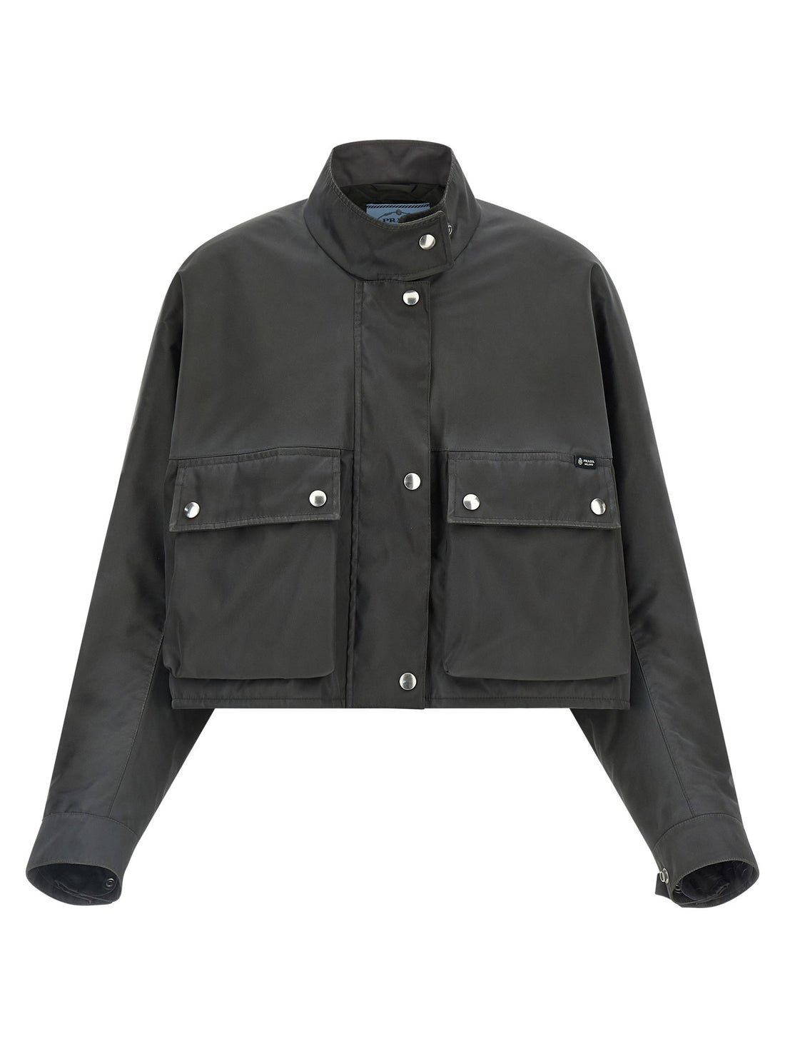 PRADA - Cropped Jacket gray