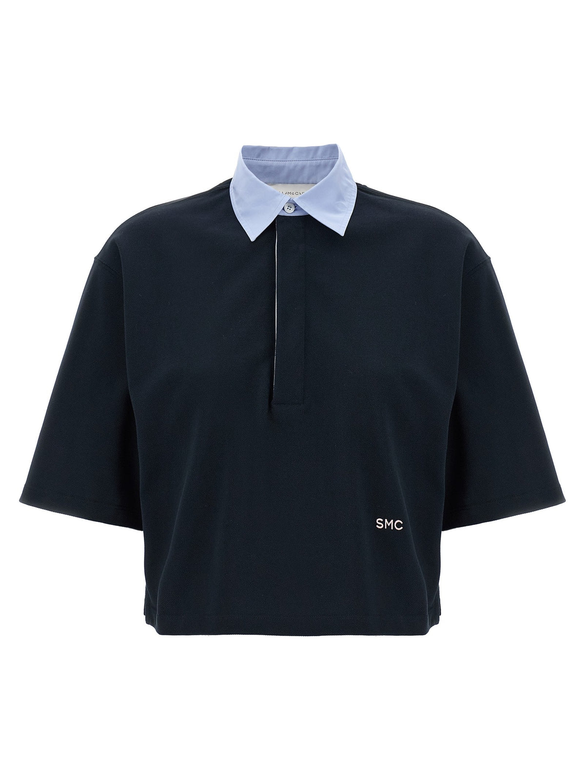 stella mccartney - Cropped piquet polo
