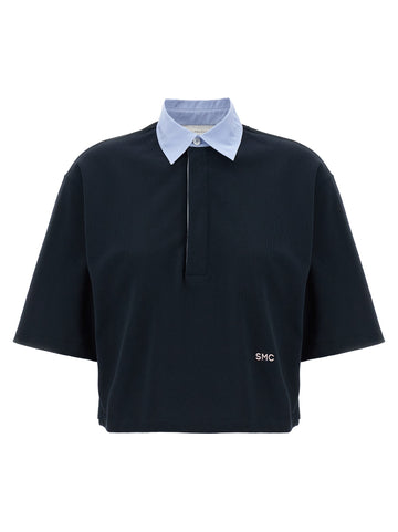 stella mccartney - Cropped piquet polo