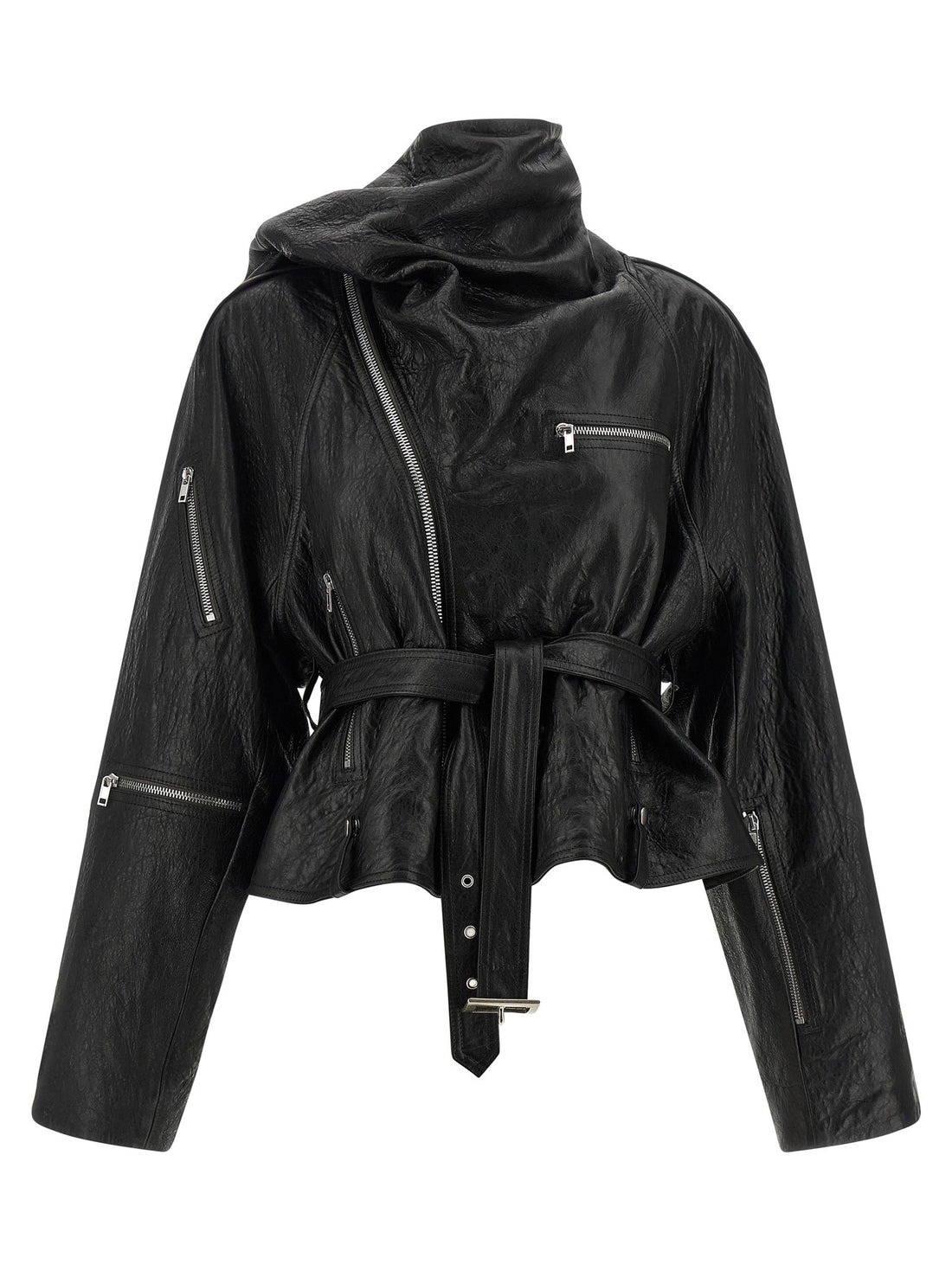 RICK OWENS - 'Cropped Scarf Flight' jacket cropped-scarf-flight-jacket_249066f5-39ab-43ce-a543-8f87c1f24132