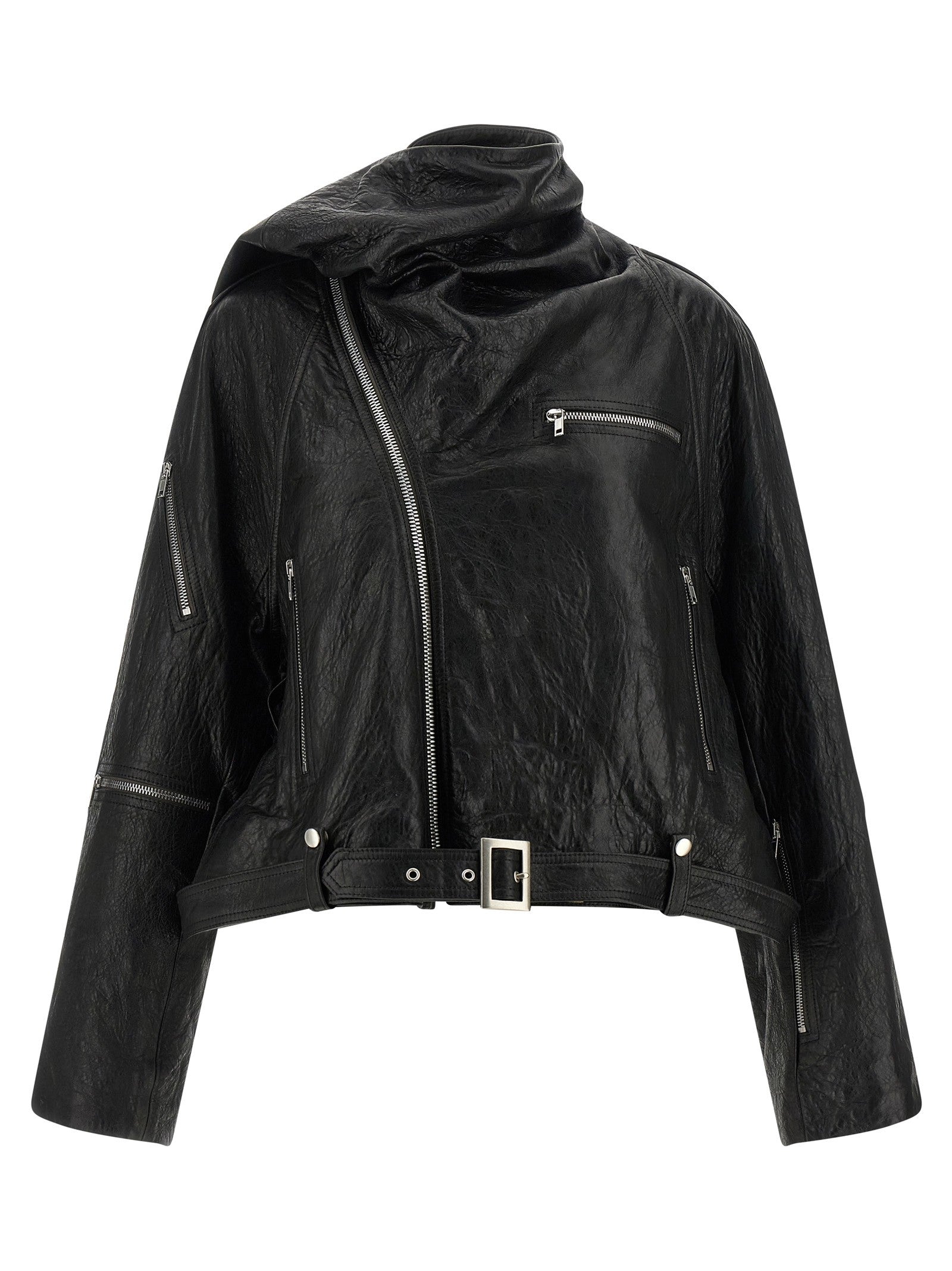 RICK OWENS - 'Cropped Scarf Flight' jacket cropped-scarf-flight-jacket_249066f5-39ab-43ce-a543-8f87c1f24132