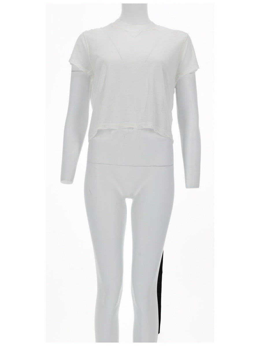 RICK OWENS DRKSHDW "CROPPED SMALL LEVEL T" T-SHIRT
