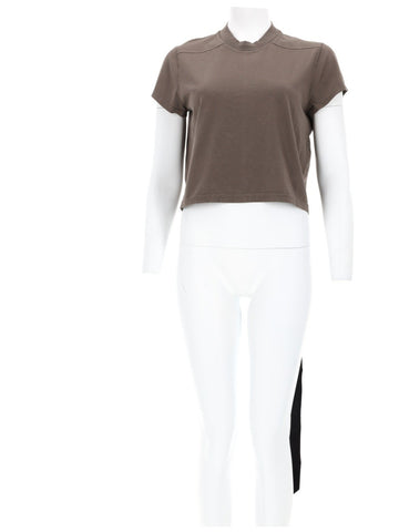 RICK OWENS DRKSHDW "CROPPED SMALL LEVEL T" T-SHIRT