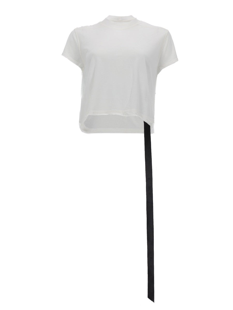 RICK OWENS DRKSHDW RICK OWENS DRKSHDW - "CROPPED SMALL LEVEL T" T-SHIRT