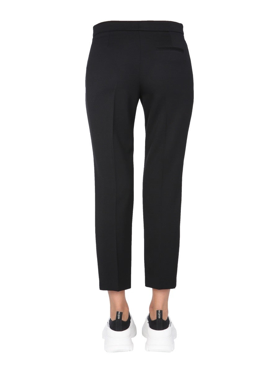 CROPPED STRAIGHT TROUSERS