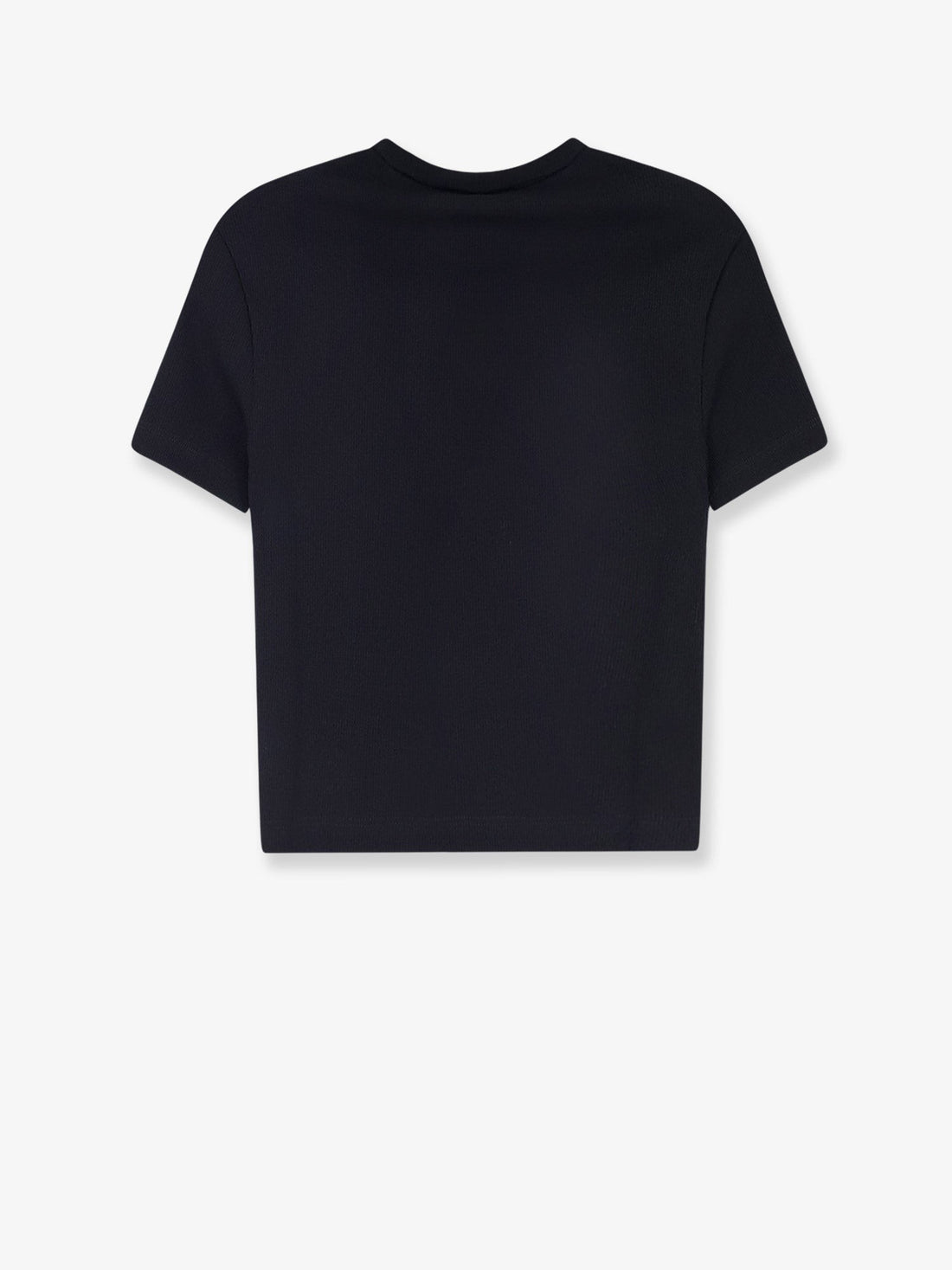 Fendi - Cropped stretch cotton t-shirt Black