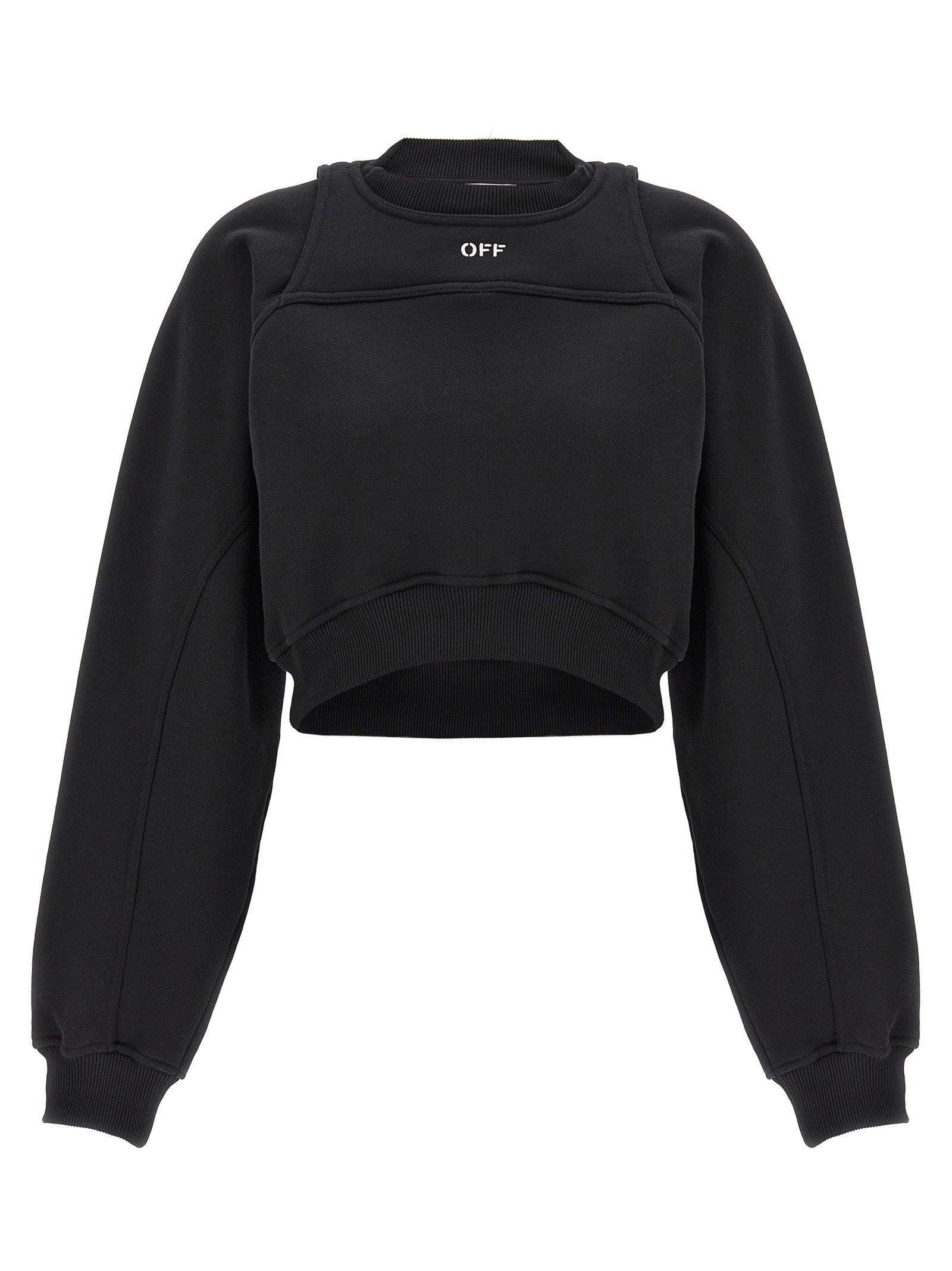 Off White - Cropped sweatshirt