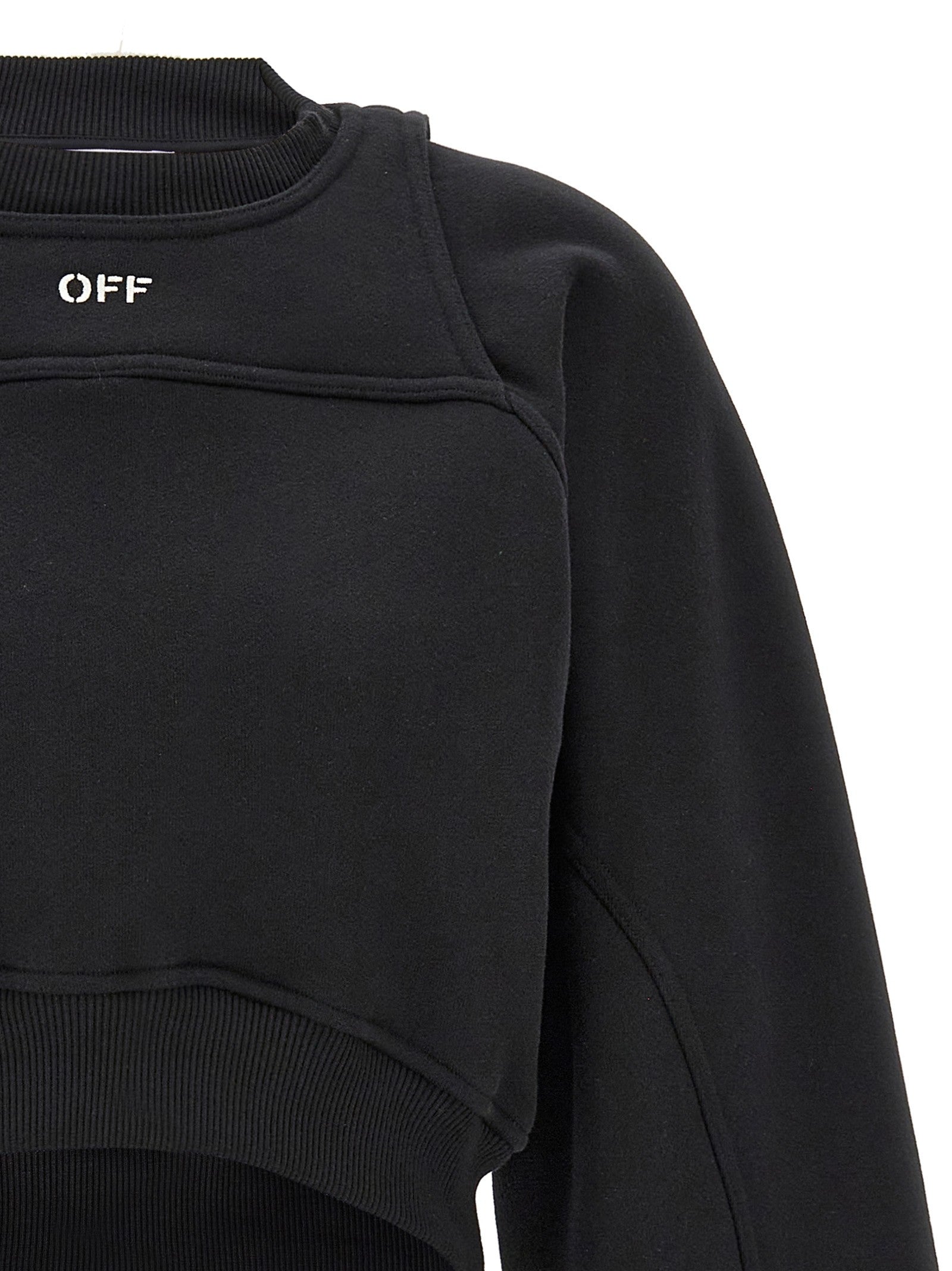 Off White - Cropped sweatshirt