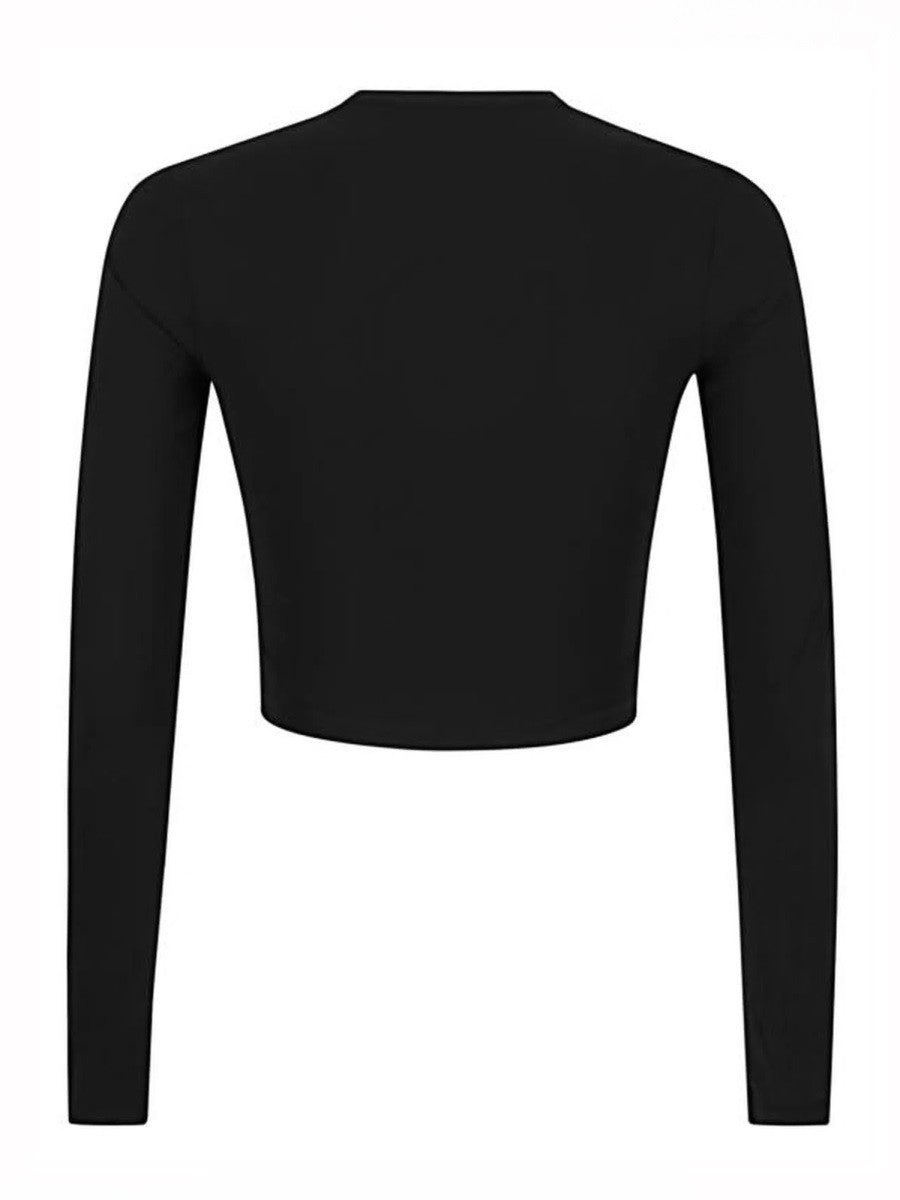 JIL SANDER JIL SANDER - CROPPED TOP WITH LOGO