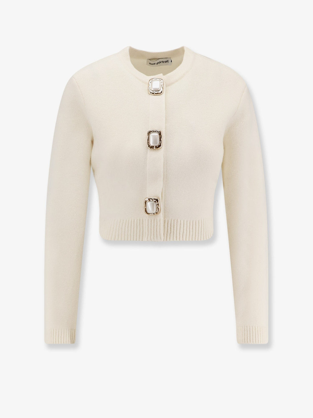 SELF PORTRAIT Cropped wool cardigan