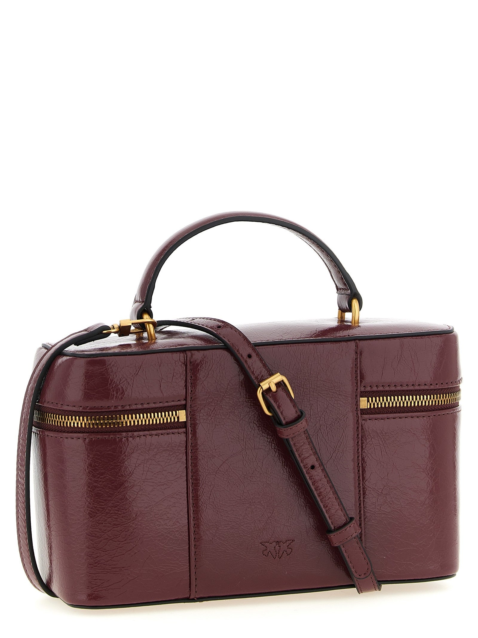 Pinko - Crumpled effect leather handbag